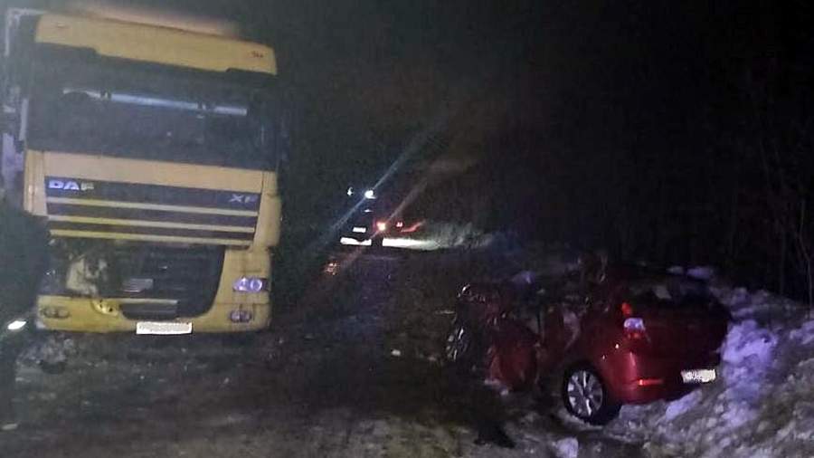 Четыре человека погибли в ДТП с грузовиком в Архангельской области<br />
