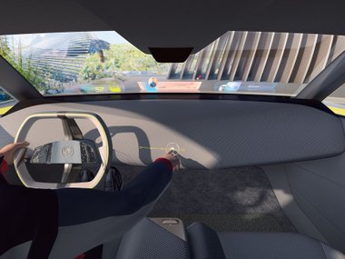 У новых BMW появятся огромные проекционные дисплеи в салоне